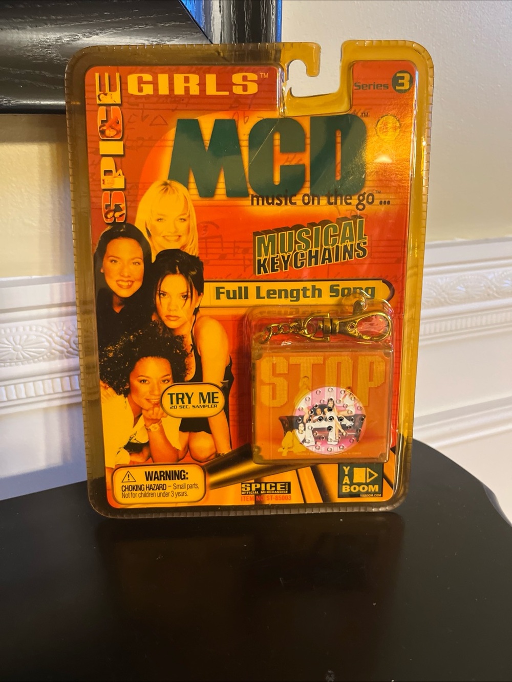 Vtg 99 NIP Sealed Spice Girls MCD-Music On The Go ser #3 musical keychains RARE
